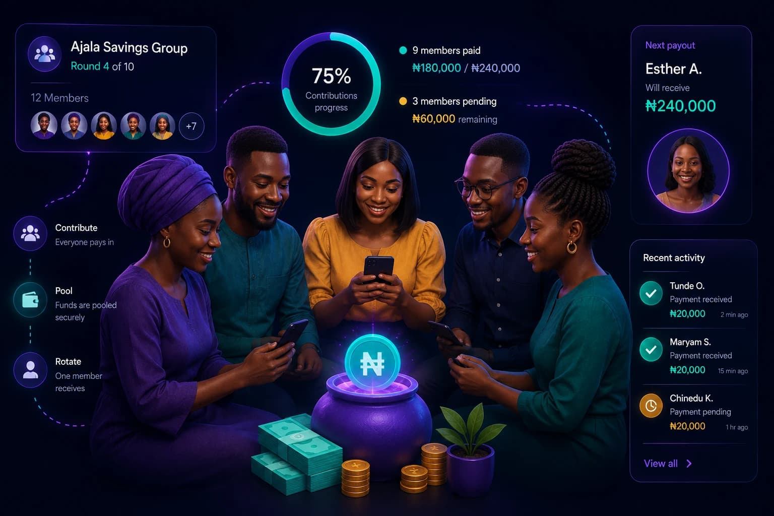 Contribution groups